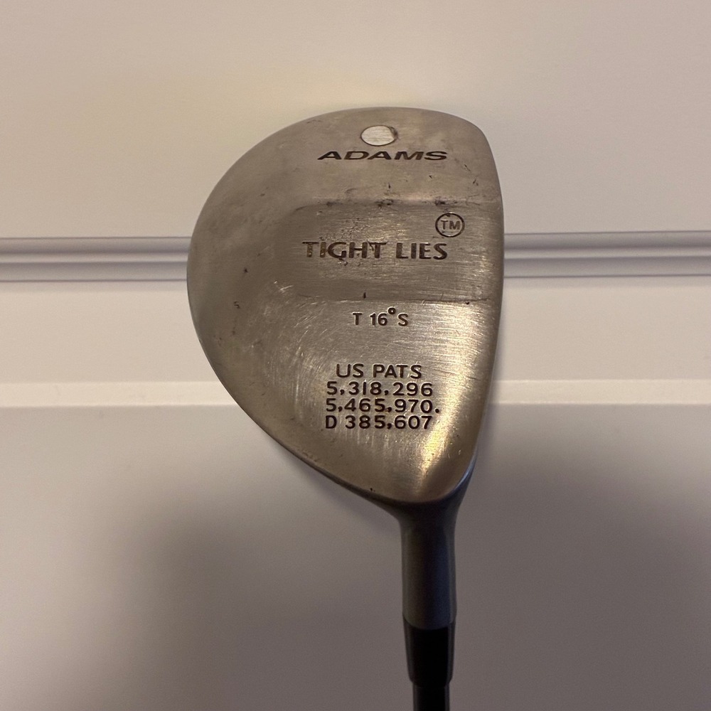 Adams Tight Lies Fairway Wood Mens 16 Degree Silver T 16 S SuperShaft MidFlex